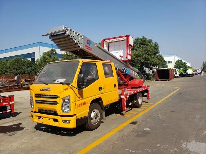 滦平县附近云梯车出租 砂石搬运